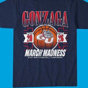 Gonzaga Bulldogs 2026 March Madness basketball championship Shirt Navy